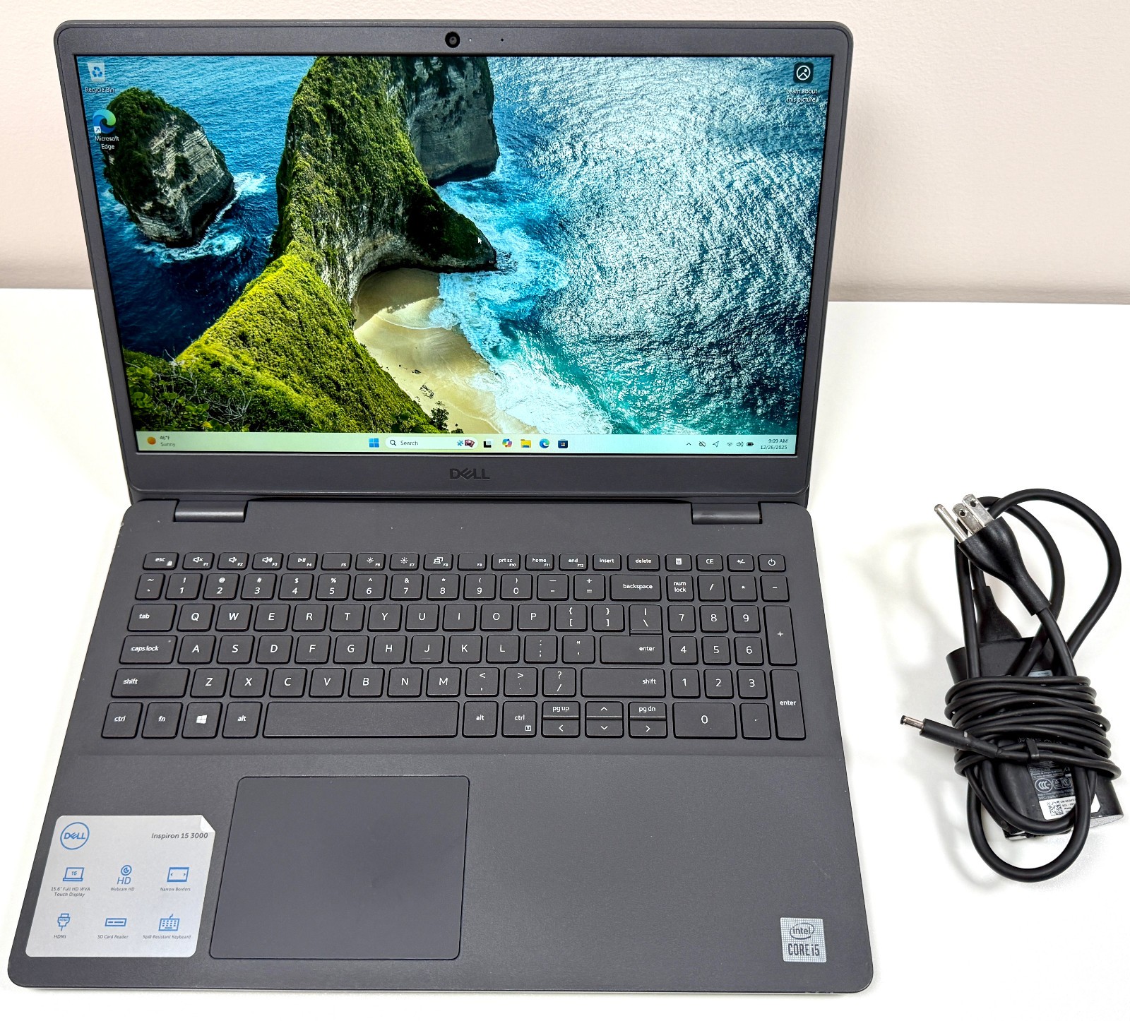 Dell Inspiron 15 3501 15.6″ Touch 1.0GHz Core i5-1035G1 8GB RAM 256GB SSD Win 11
