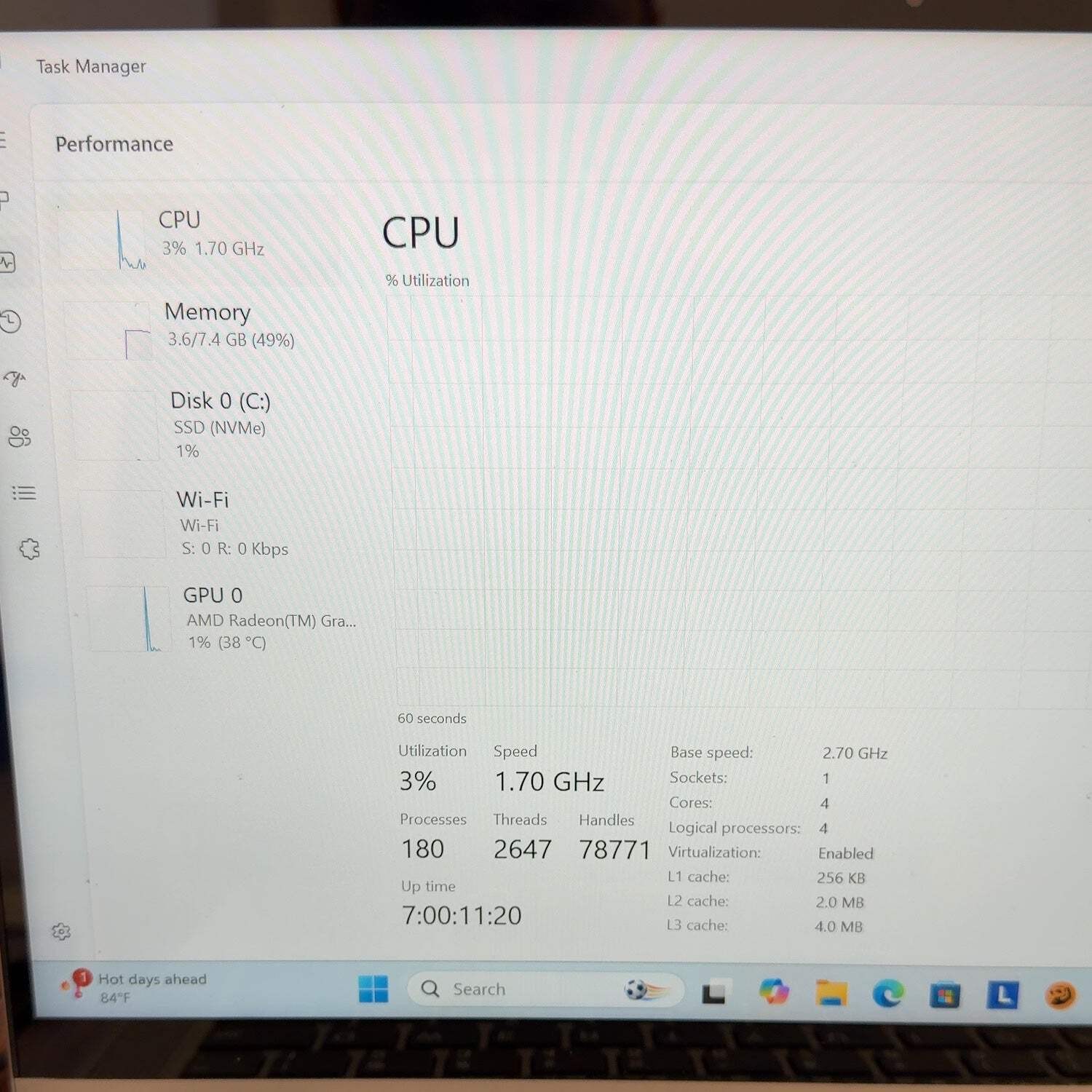 Broken Lenovo IdeaPad 5 14ARE05 14″ Ryzen 3 4300U 2.7GHz 8GB RAM 256GB SSD Read