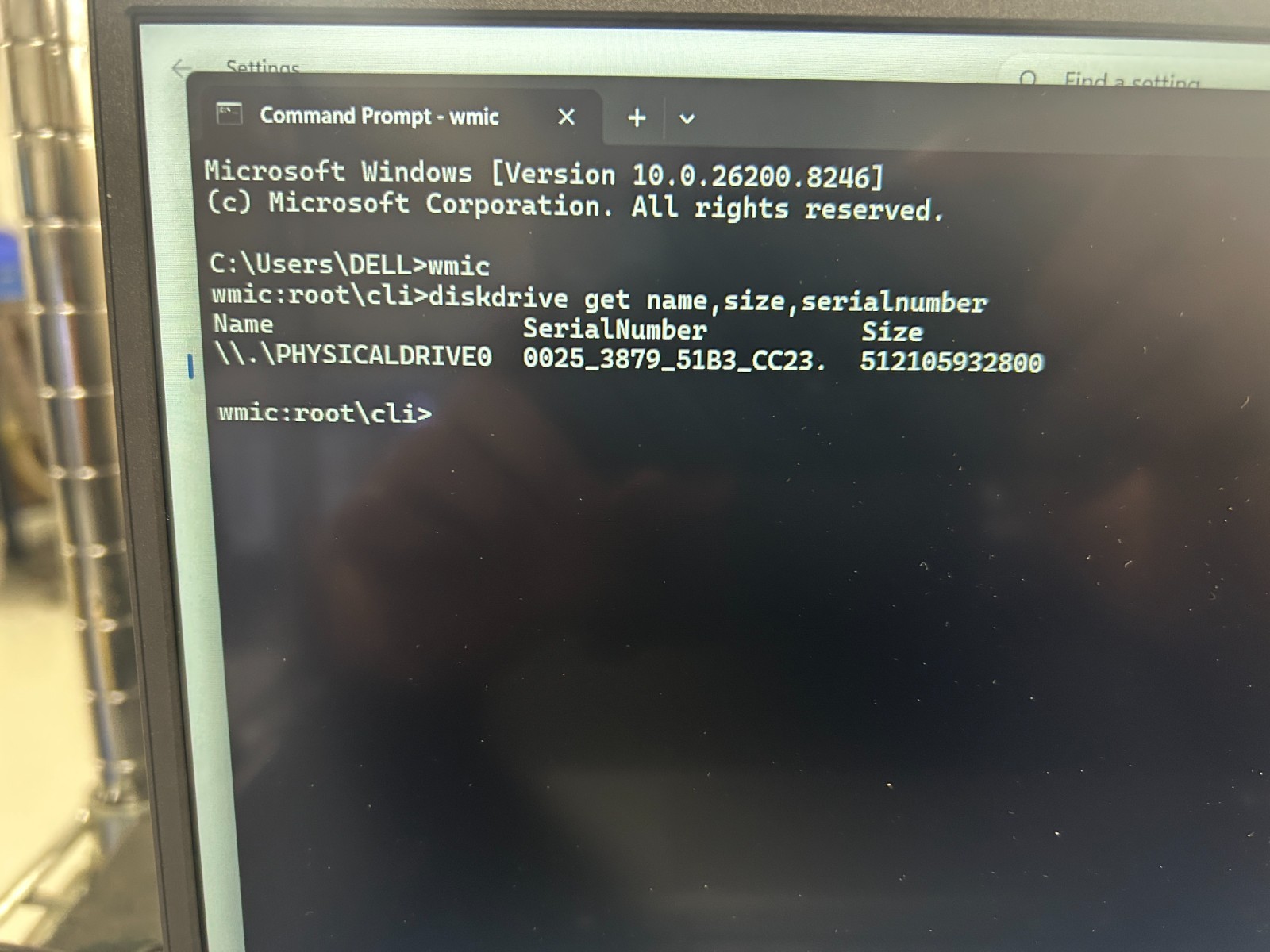 DELL 15 DC15255 G8MK9, AMD Ryzen 7 7730U, 2.00 GHz, 16 GB RAM, 512 GB NVMe SSD