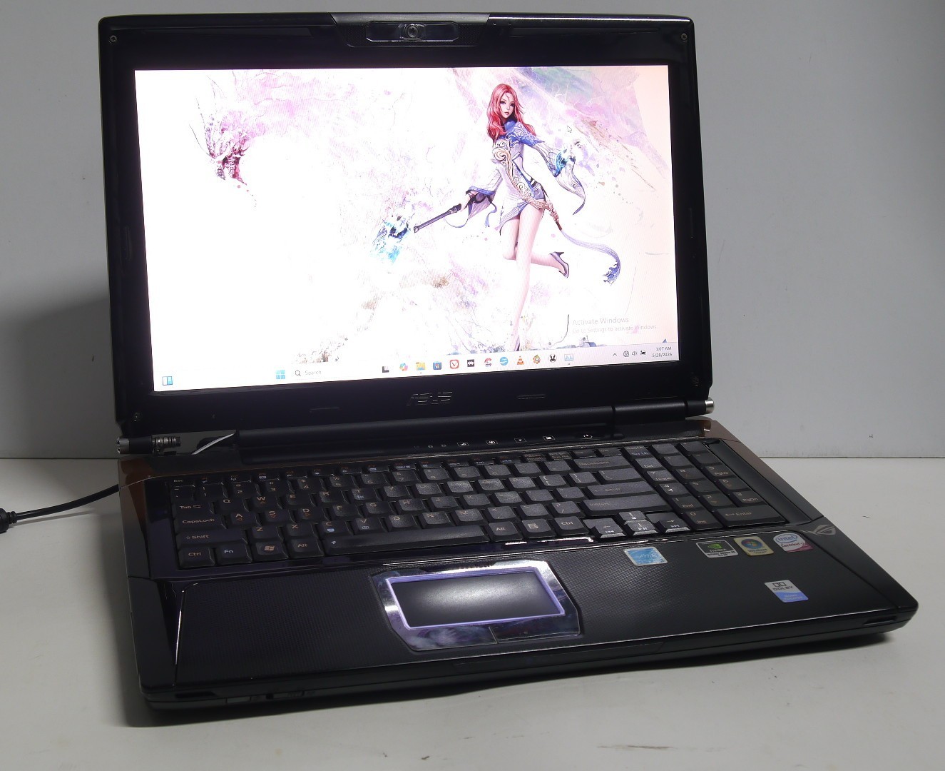 Asus G50V Core 2 Duo P7450 2.13GHz Nvidia 9800M 1.3TB Gaming Laptop + RetroBat