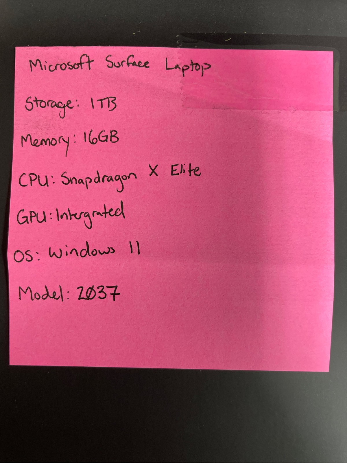 Microsoft Surface Laptop Copilot+ PC 15″ FHD LED Touchscreen Snapdragon X Elit 1