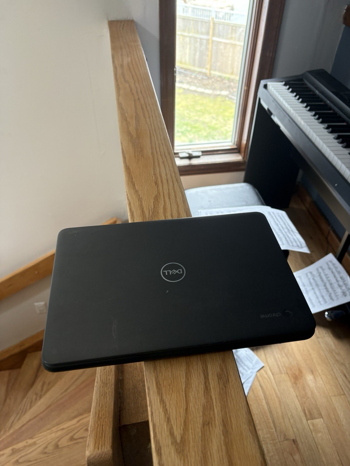 Fully working black work or school laptop, Chromebook, USB-C charging