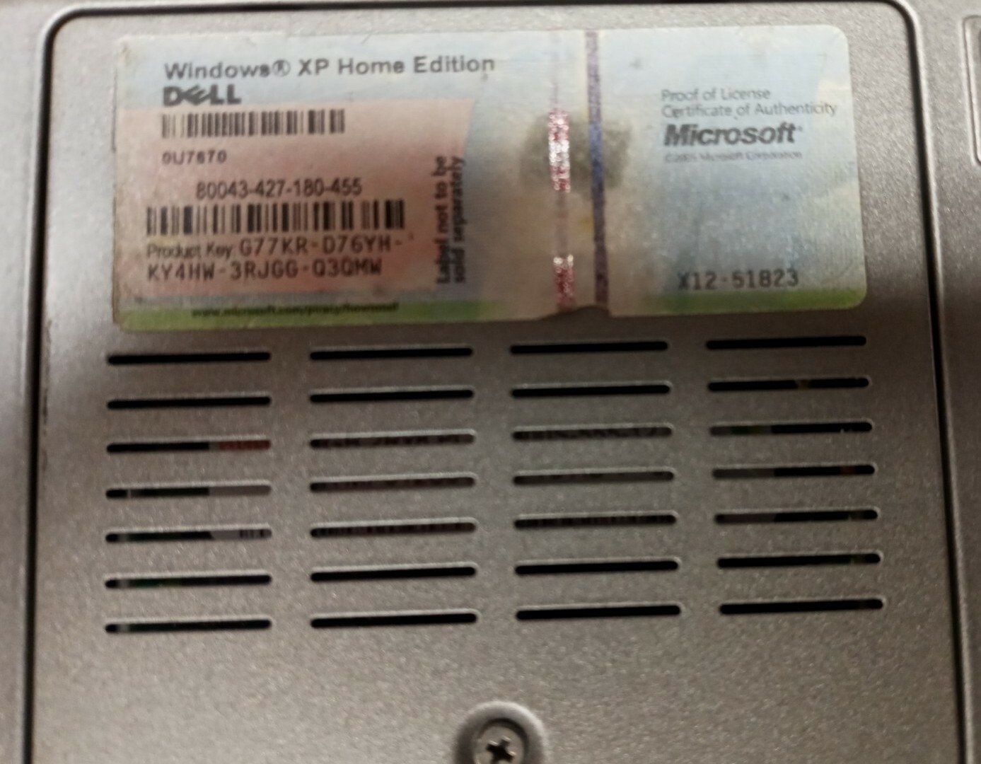 DELL LATITUDE D830 Intel Core 2 Windows XP 15″ No Cords Untested Recycle Find