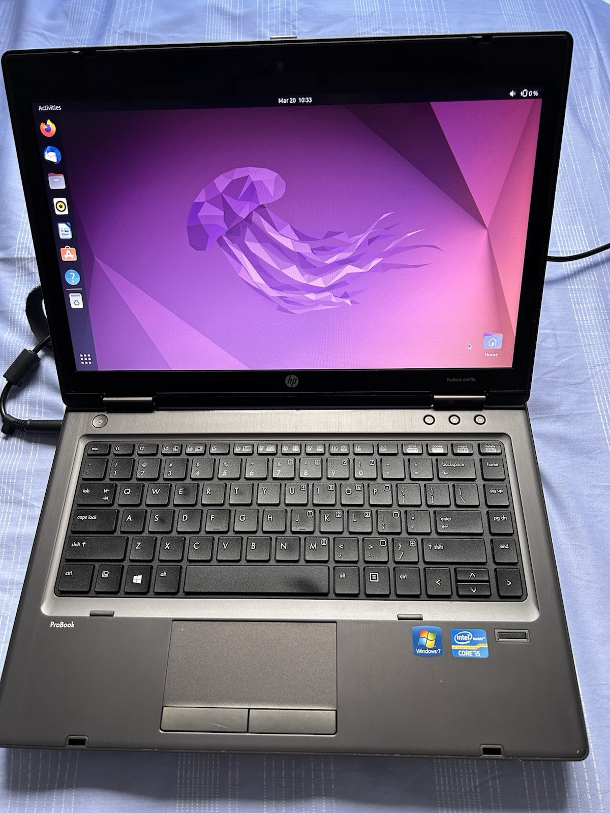 HP ProBook 6470b 14″ Laptop i5-3320M 2.6GHz 8GB 750GB DVD+RW Ubuntu