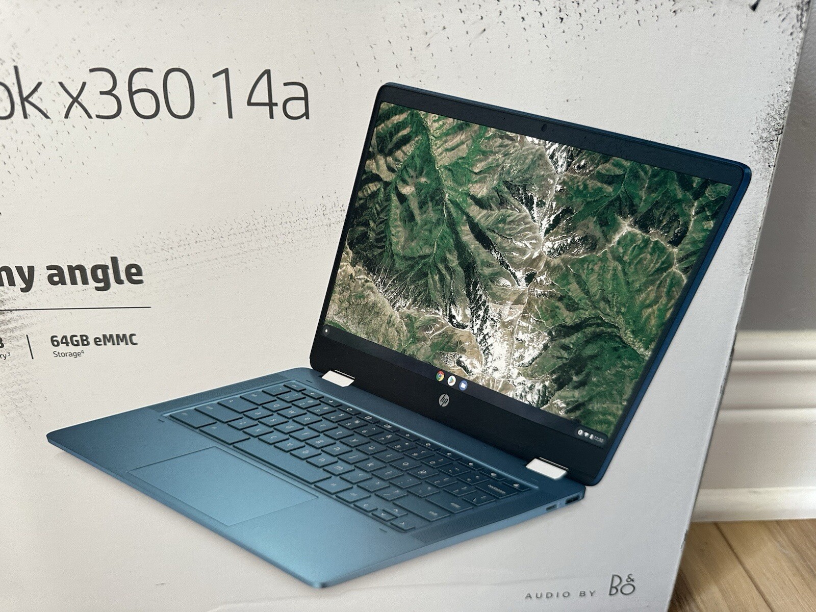 HP Chromebook x360 14 64GB eMMC Intel Celeron N4020 1.1GHz 4GB RAM TOU G1N