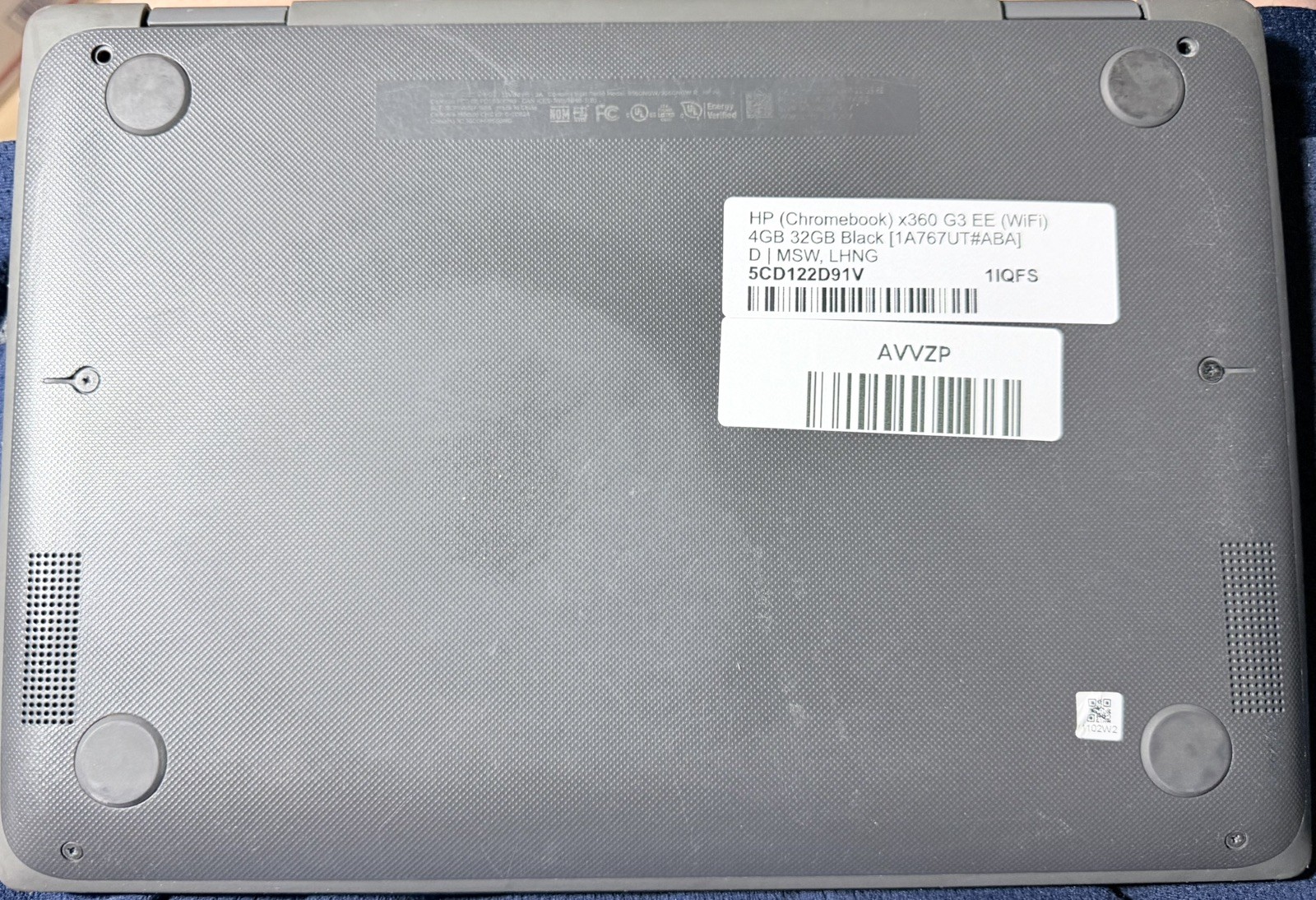 HP Chromebook x360 11 G3 EE 11.6″, 1.1 GHz, 4GB Ram, 32GB SSD parts only read ad