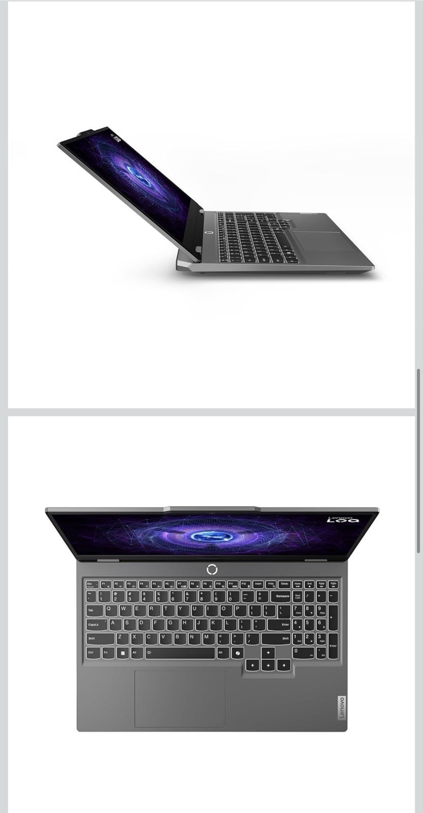 Lenovo LOQ 15.6” i5-12450HX RTX 2050 8GB RAM 512GB SSD 144Hz Gaming Laptop