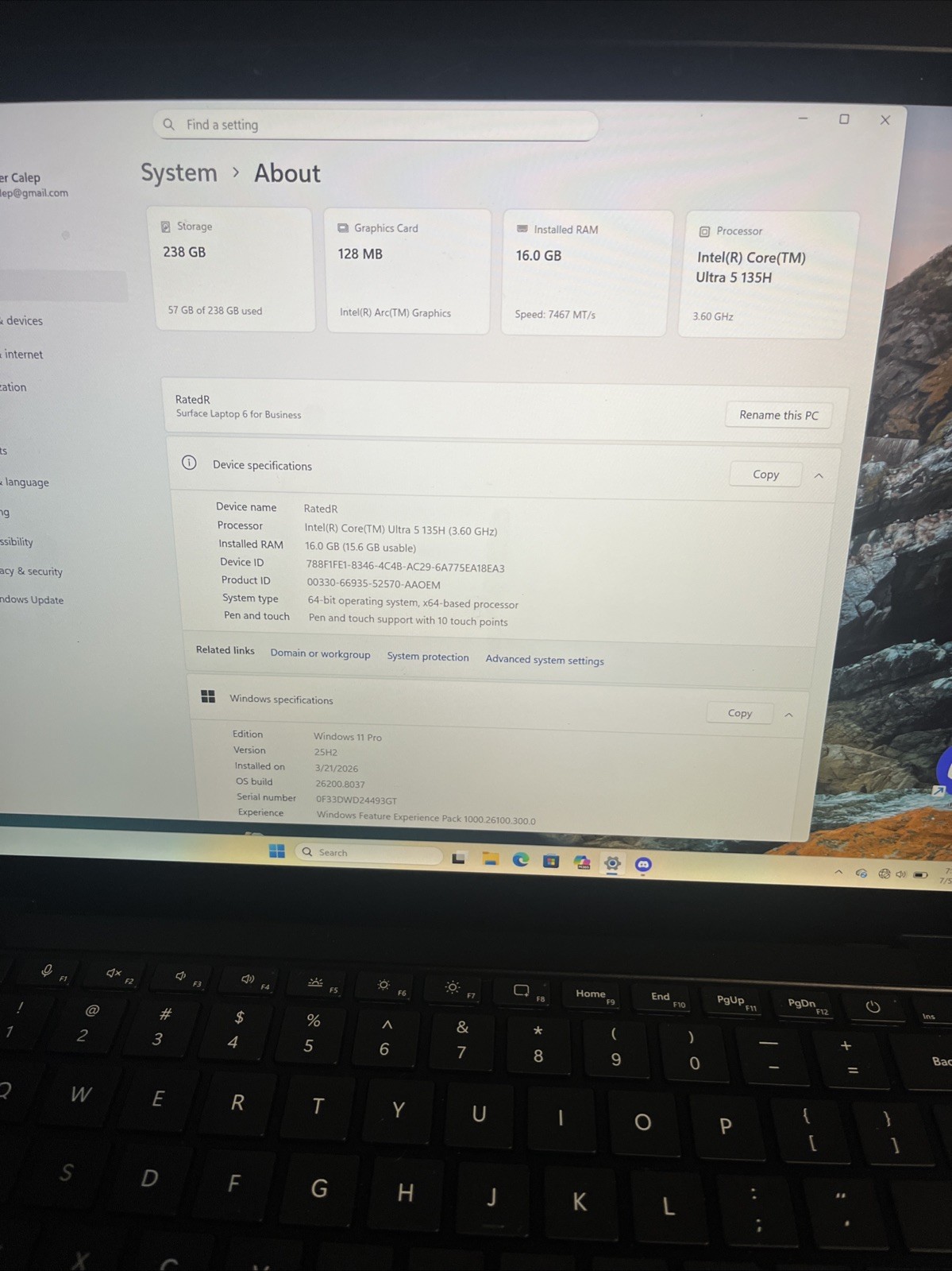 Microsoft Surface Laptop (2024) 13.8″ Touch Snapdragon X Elite 16GB 512GB Black