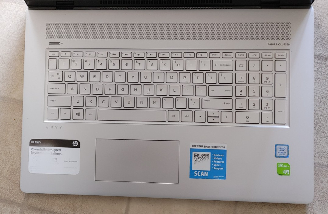 HP Envy 17m 17.3″ 1080p Touch LCD Core i7-8550U 1.8GHz Nvidia MX150 Parts Repair