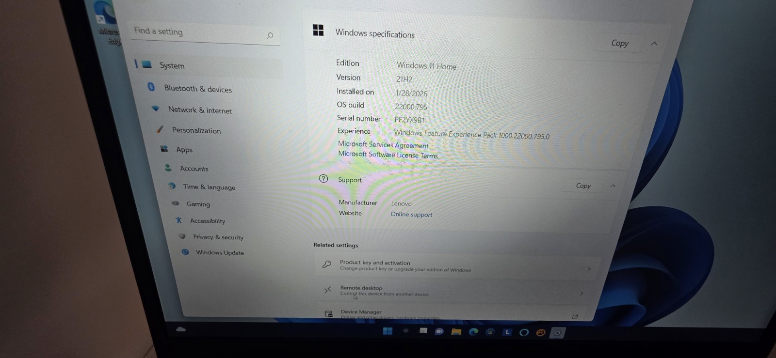 Lenovo IdeaPad 3 15ADA05 Ryzen 3 8GB 15.6″ Laptop Radeon Win11 Silver