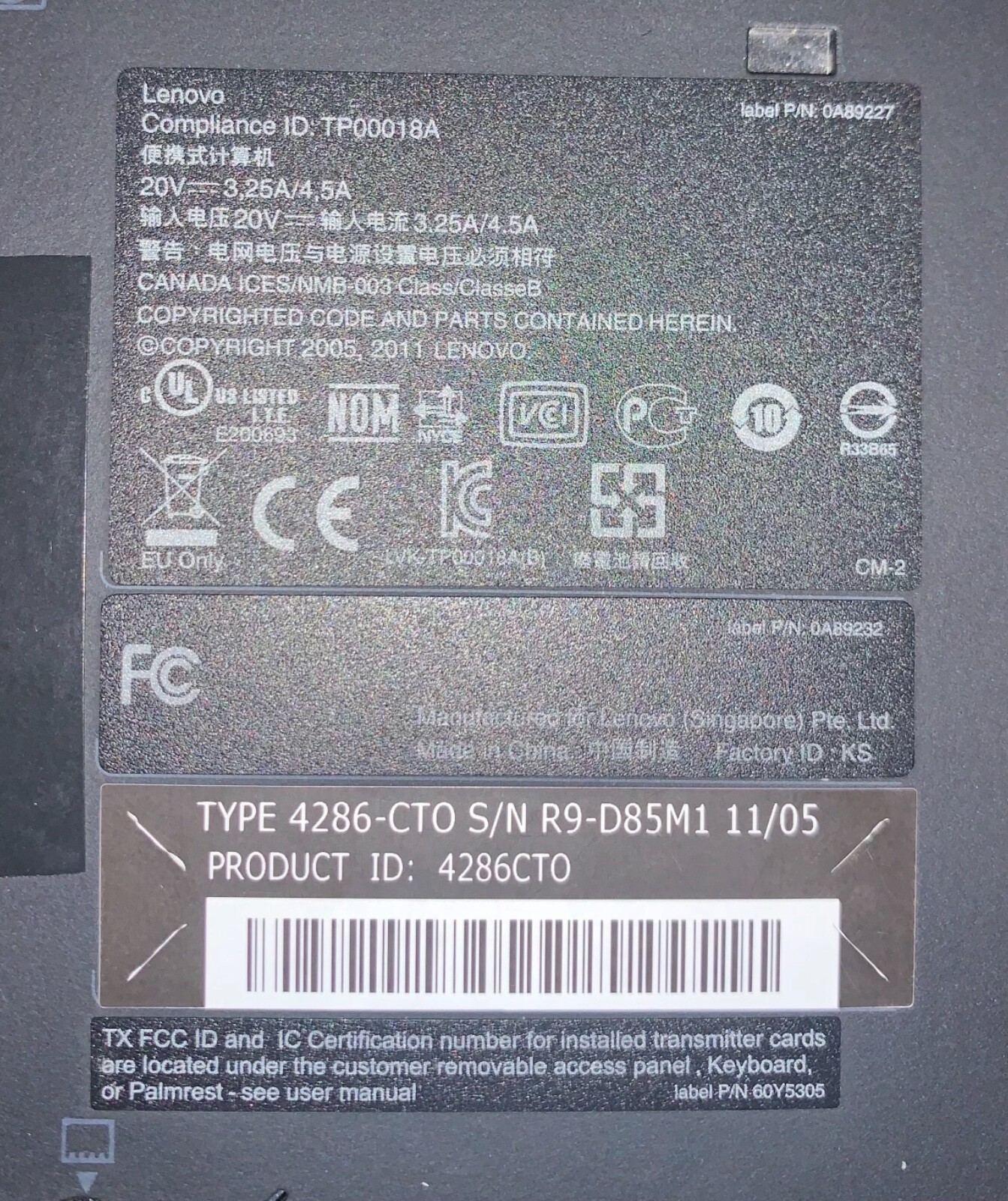 IBM Lenovo X220i Thinkpad 12.5” Laptop Computer System