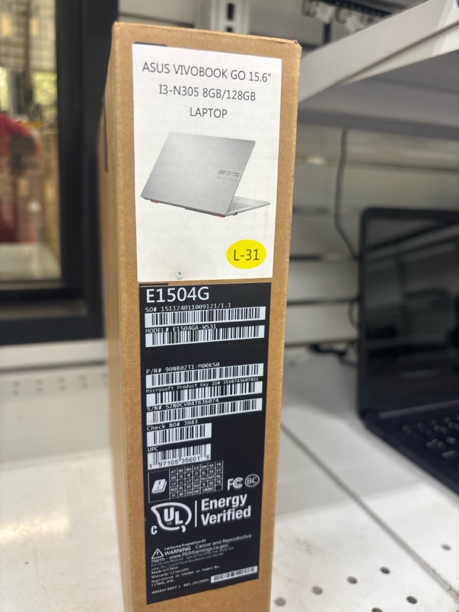 ASUS LAPTOP VIVOBOOK GO 15.6″ (PLT098682)