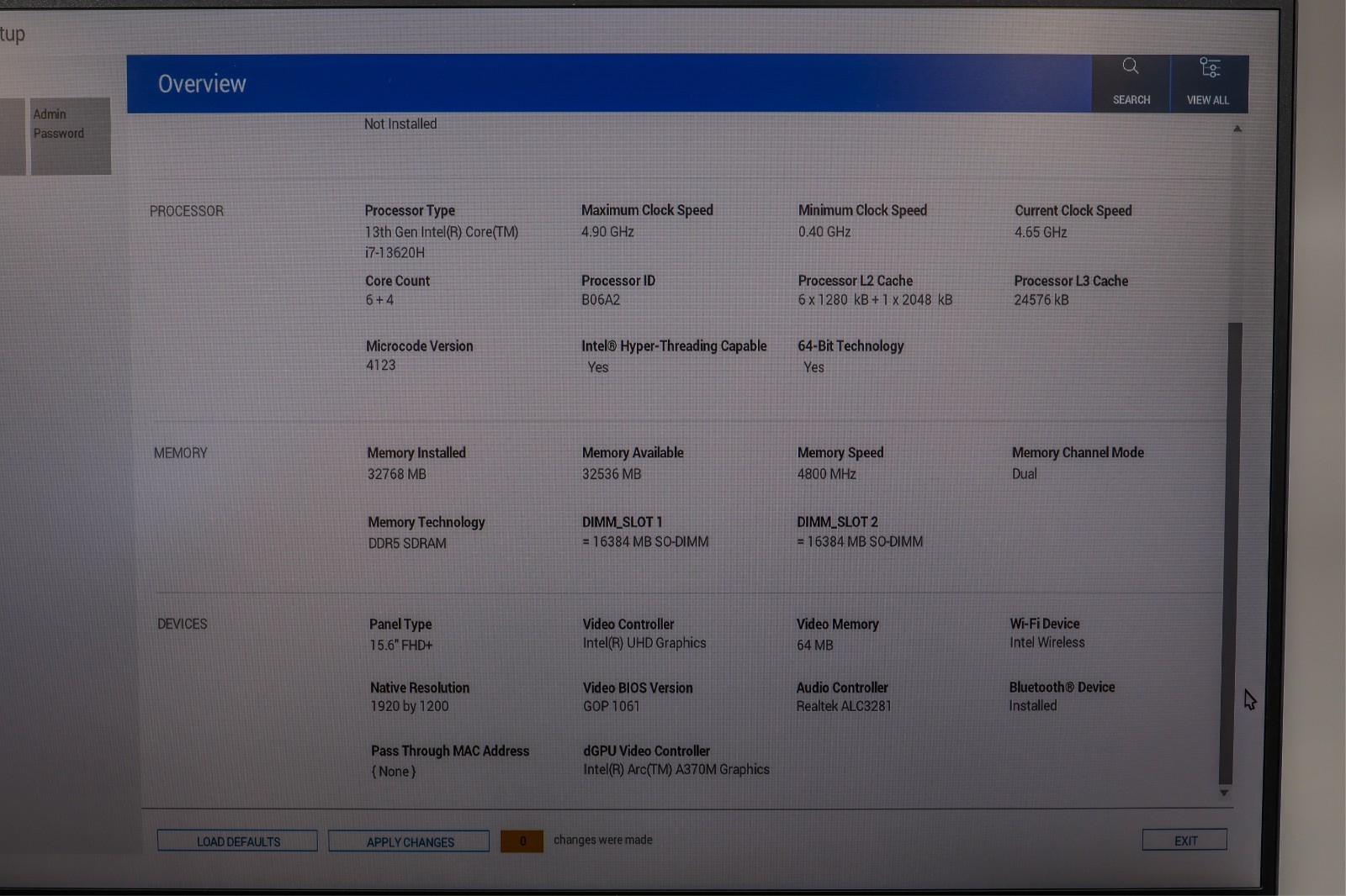 Dell XPS 15 9530 15.6″ FHD+ i7-13620H 32GB 1TB Arc A370M Warranty Win11p