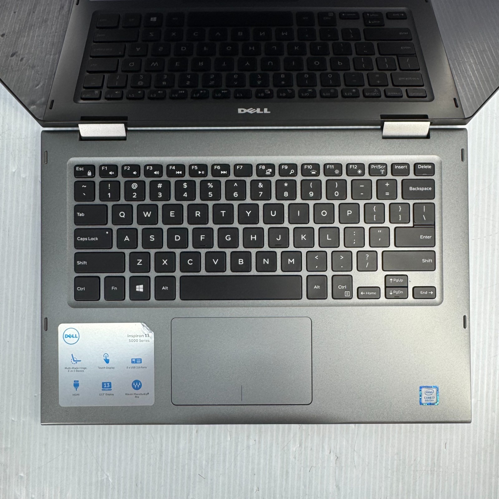 Dell Inspiron 5379 i7-8550U 13.3″ Touchscreen Windows 11 Laptop 256GB SSD 16GB