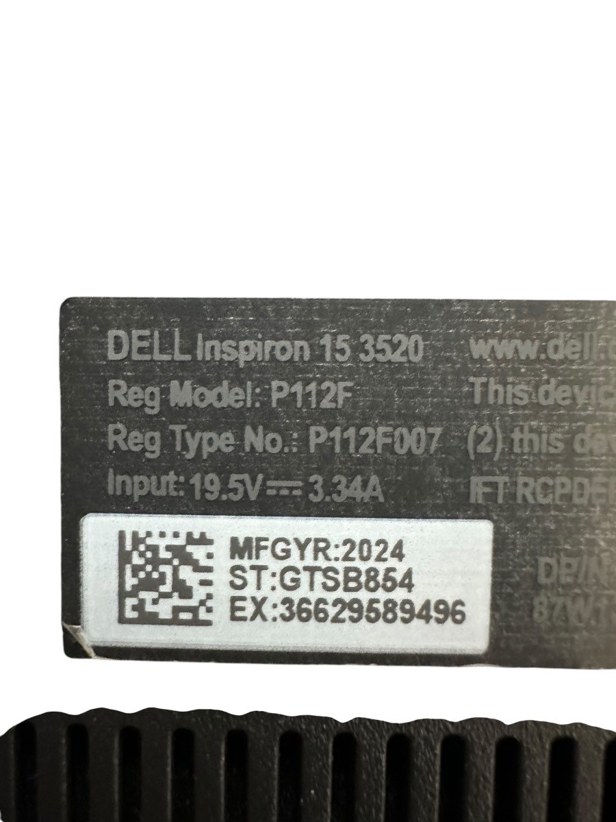 DELL 15-3520 INSPIRON i3-1215U 8GB 256GB SSD LAPTOP (le-jp) (PBR120547)
