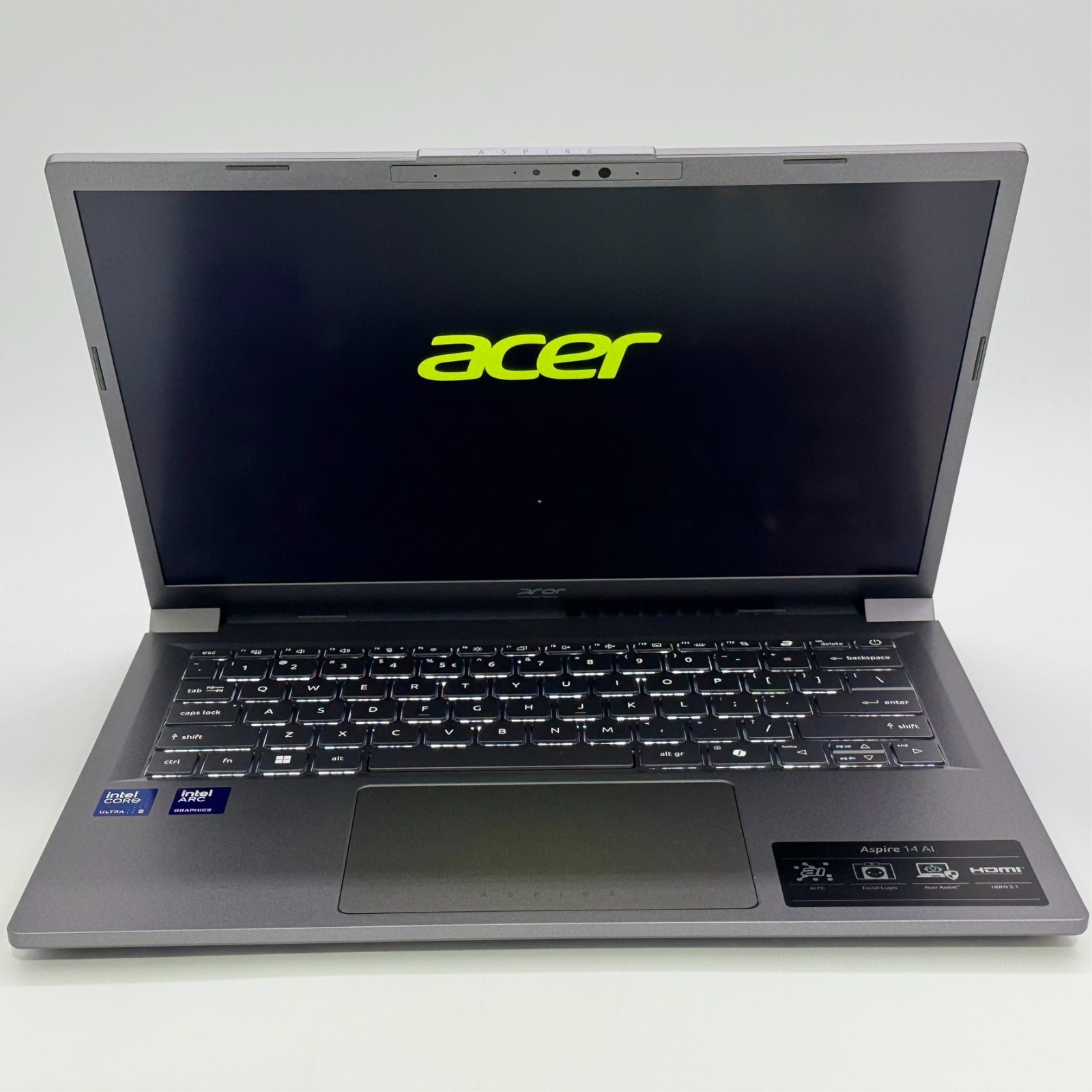 Acer Aspire 14 AI Intel Core Ultra 5 226V 512GB SSD 16GB Laptop WUXGA Gray