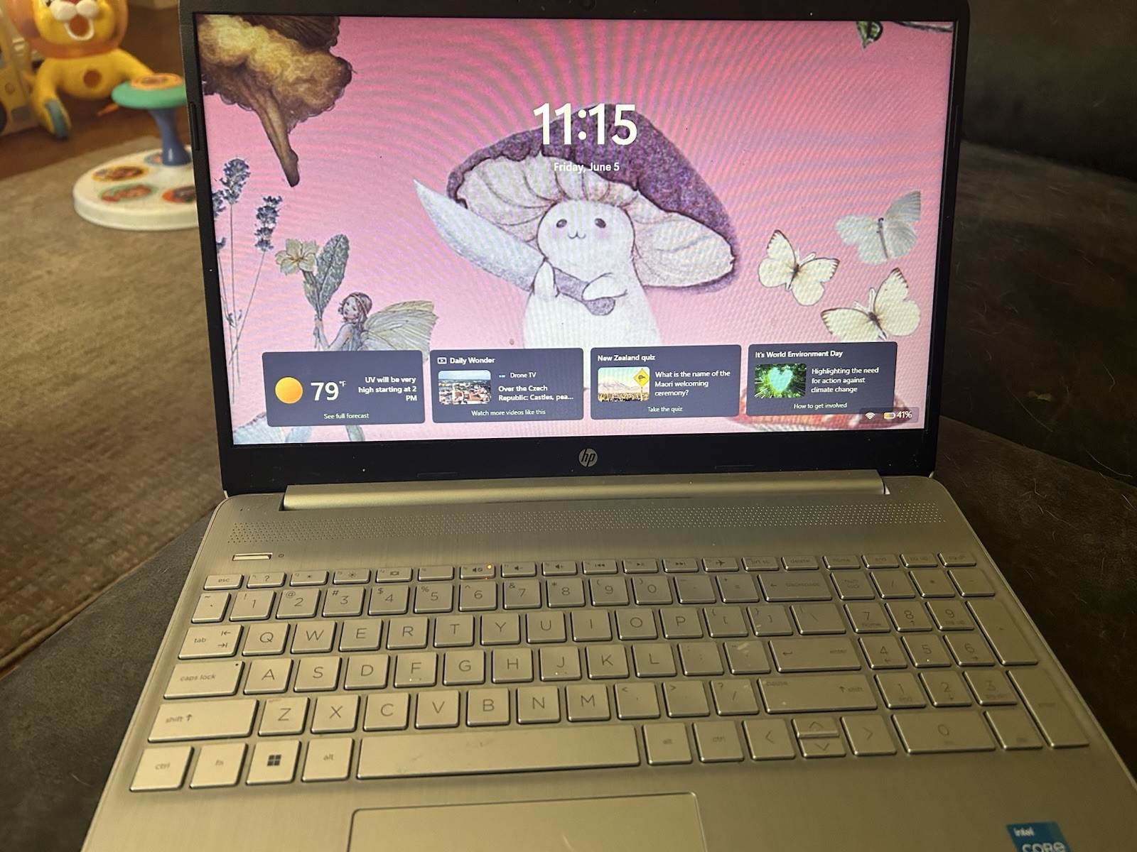 HP 15.6in Notebook Laptop Intel Core i3 Windows 10 Built-In Webcam & Copilot