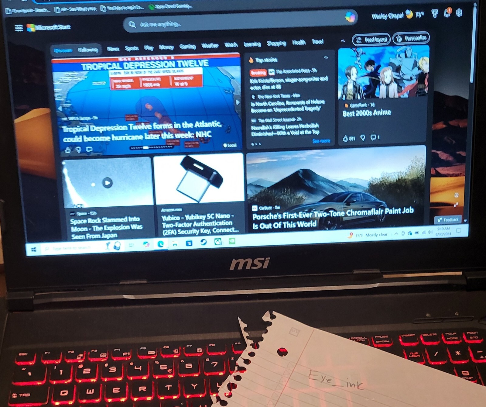 MSI GP63 Leopard 8RE-077 15.6″ (256GB SSD, Intel Core i7 (8th Gen),…