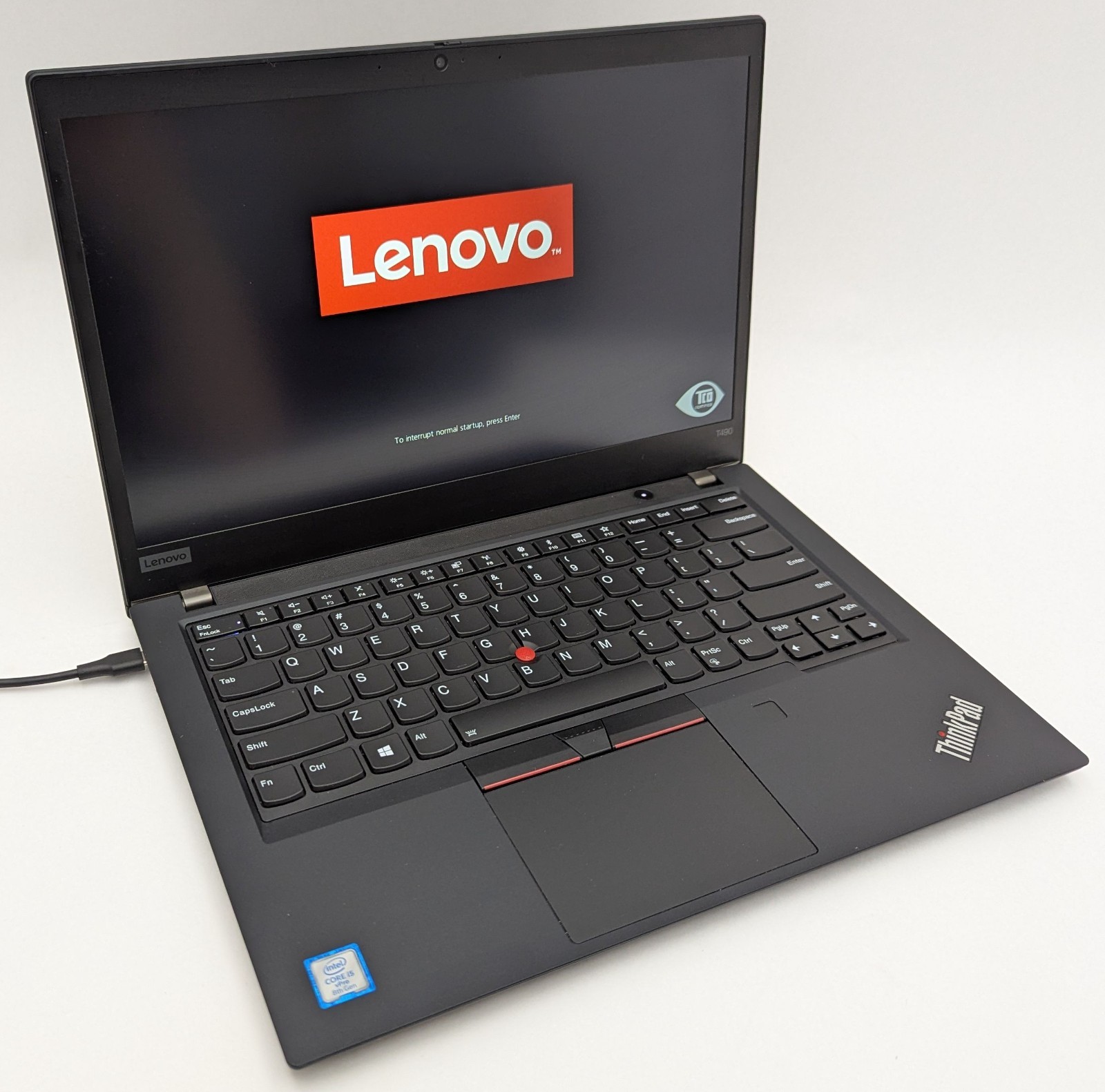 Lenovo ThinkPad T490 14″ Laptop i5-8365U 1.60GHz 8GB RAM 256GB NVMe Windows 11