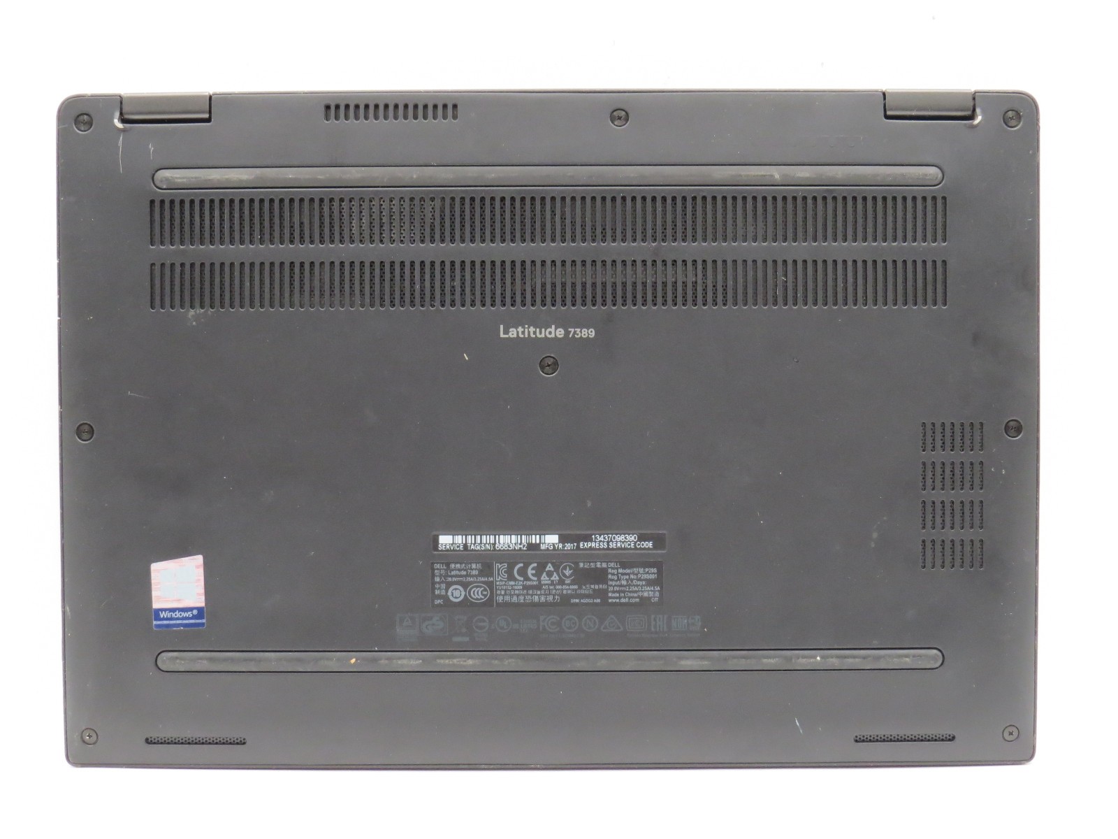 Dell Latitude 7389 i5-7300U @ 2.6GHz 8GB DDR3 256GB m2 13″ No OS/AC