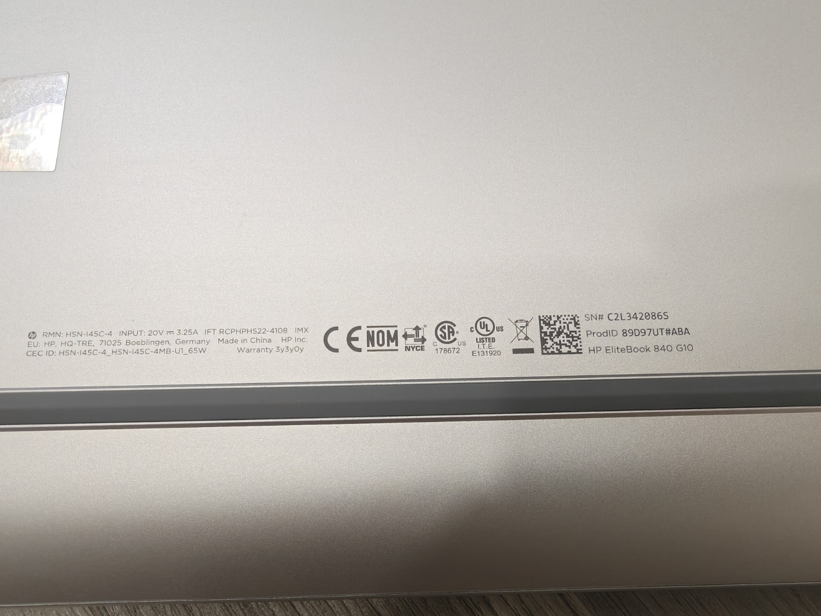 Hp EliteBook 840 14 inch G10 Notebook PC 14″ i7-1370p 16GB 512GB – Worn