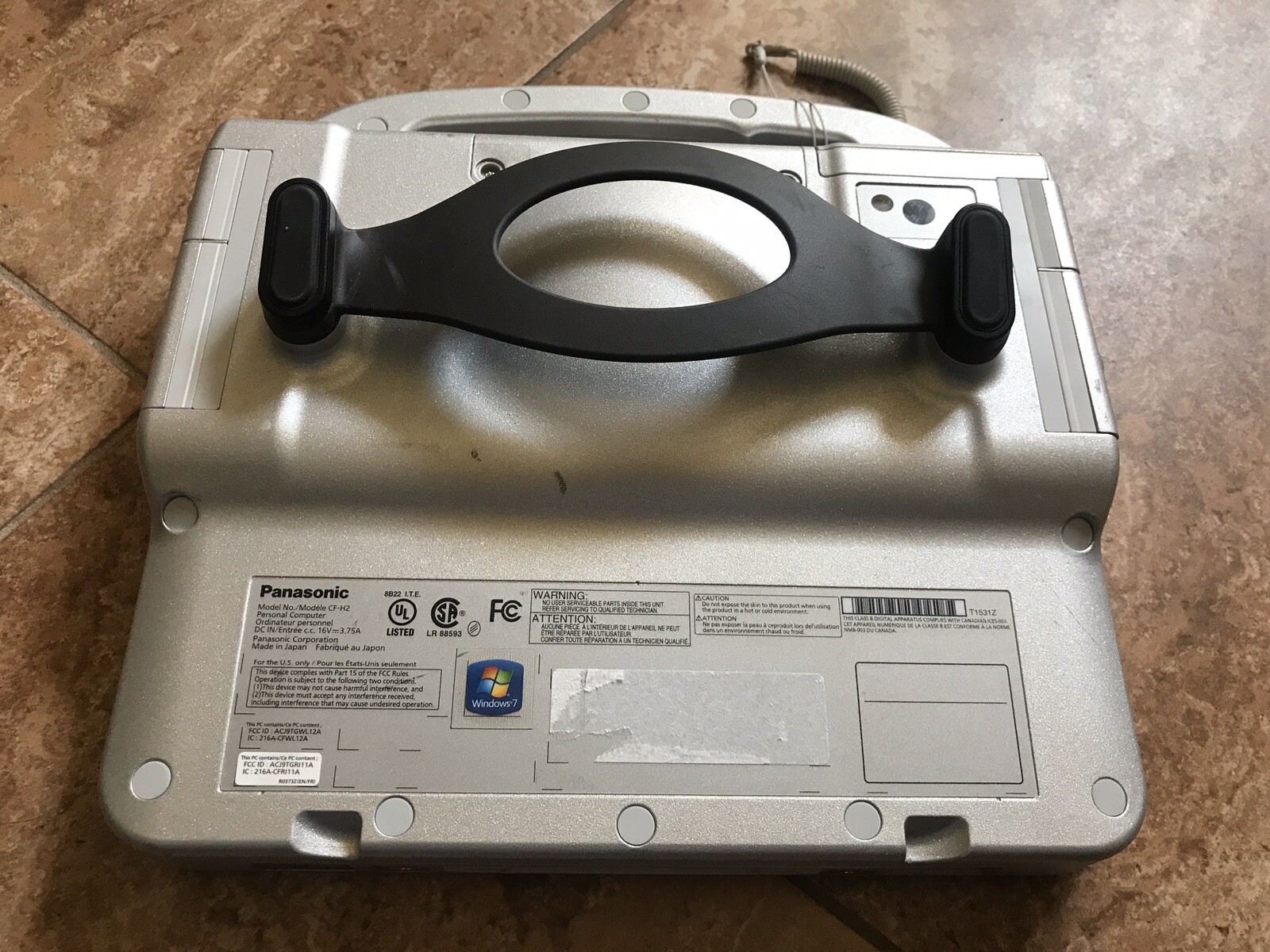 PANASONIC TOUGH CF-H2A[MK2] i5-3427M 1.8GHz-4GB-256GB SSD 10.1″ WIN 7 PRO 64BIT