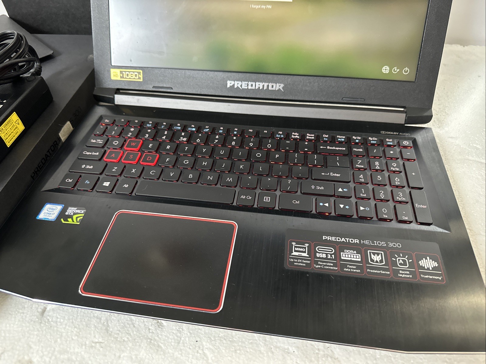 Acer Predator Helios 300 Windows 10 Home 15.6″ Intel Core i7=7700HQ NO SOUND