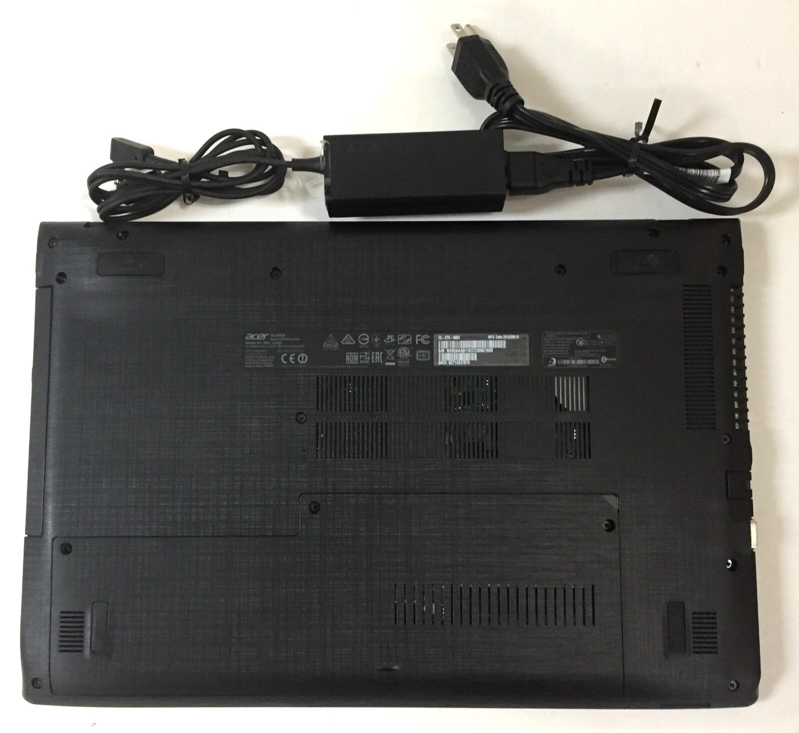 *Bad Battery*Acer Aspire E 15 E5-575-54E8 15.6″ Laptop/i5-7200u/6GB/1TB HDD/W10H