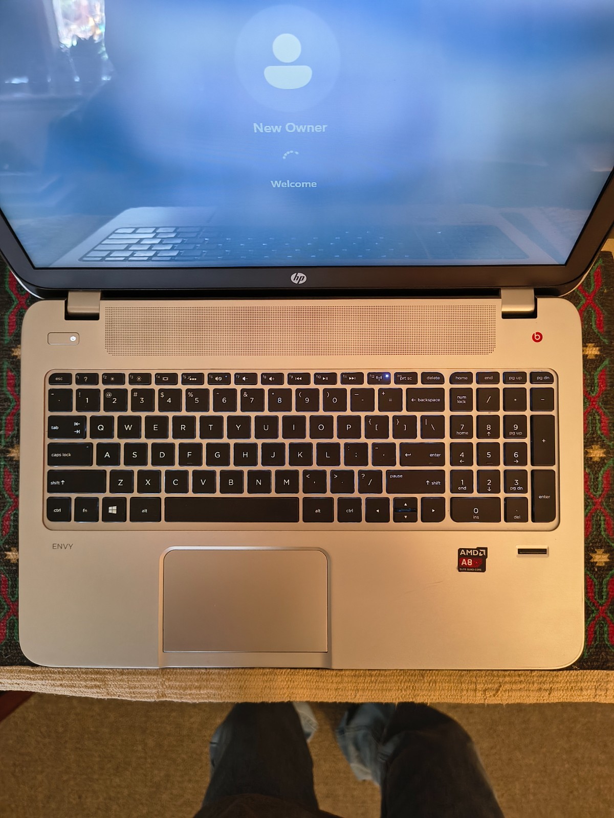 HP Envy 15-j013cl Notebook AMD A8-5550M w/Radeon HD 12GB 256GB Samsung SSD