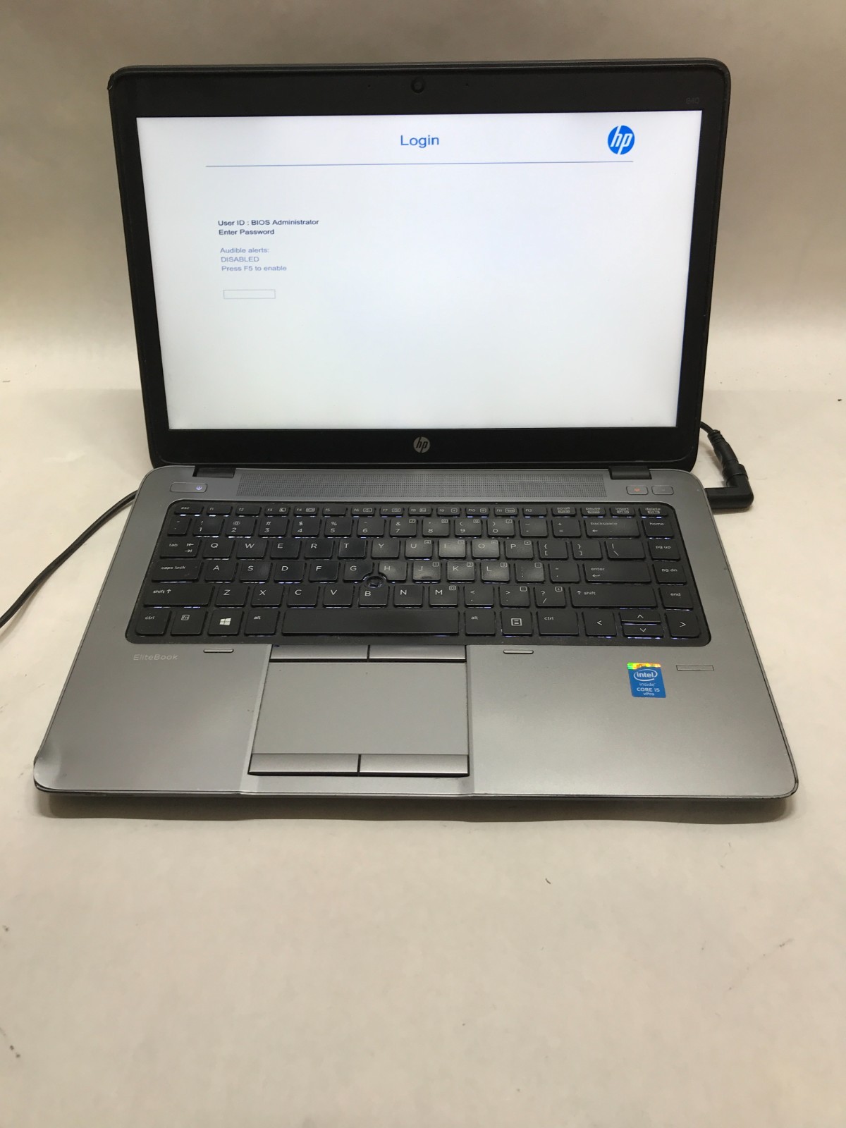 HP EliteBook 840 G1 14″ Intel Core i5 NO RAM NO HDD/OS For Parts BIOS LOCKED -DW