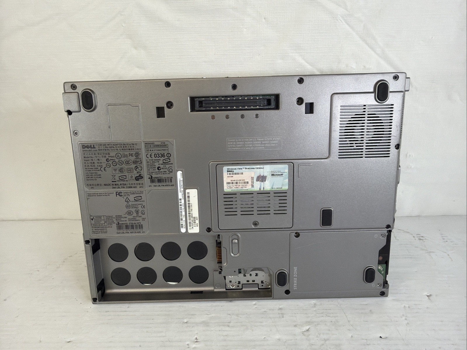 Dell Latitude D820 Core 2 Duo T7200 1.0GHz 3GB 250GB HDD Win Vista SERIAL RS-232