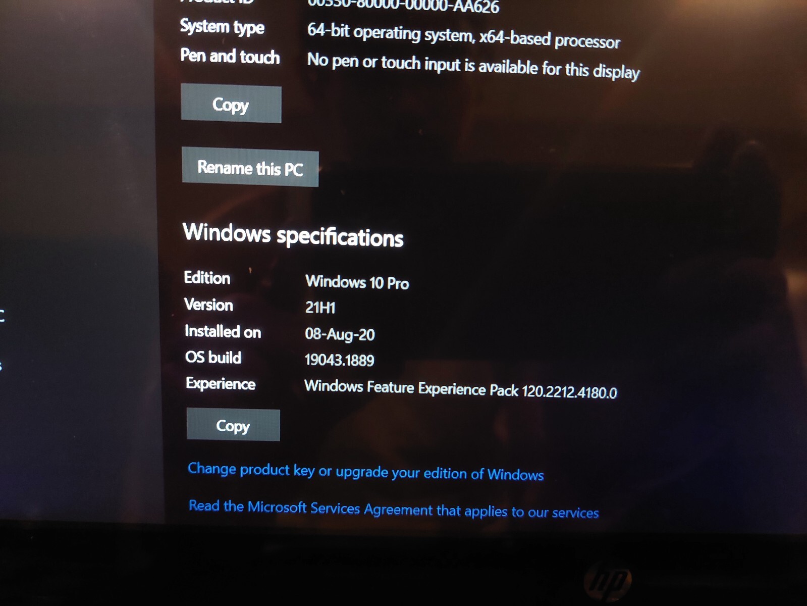 HP Elitebook Folio 1040 INTEL CORE I7 8GB RAM 256GB SSD