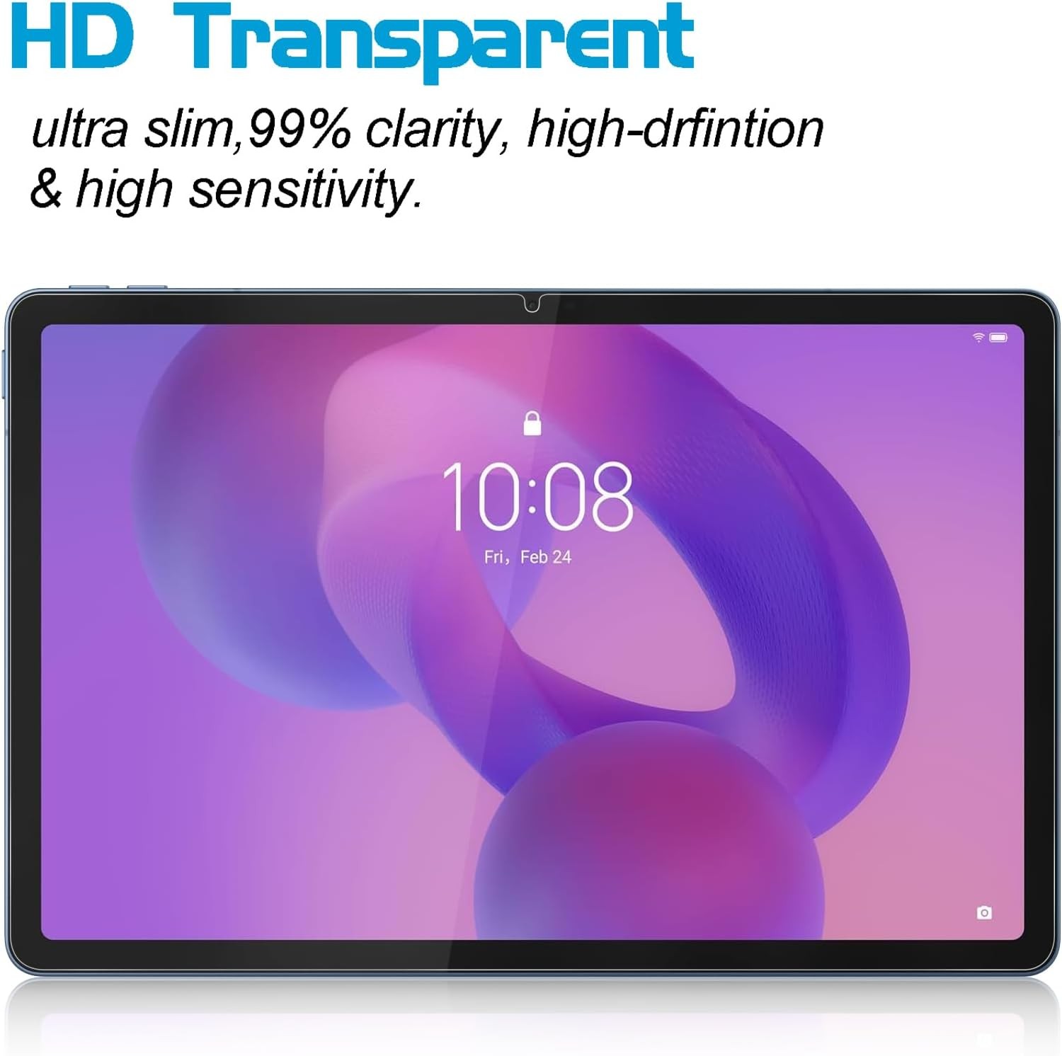2-Pack Tempered Glass Film Screen Protector for Lenovo Tab M11 11 Inch Tablets