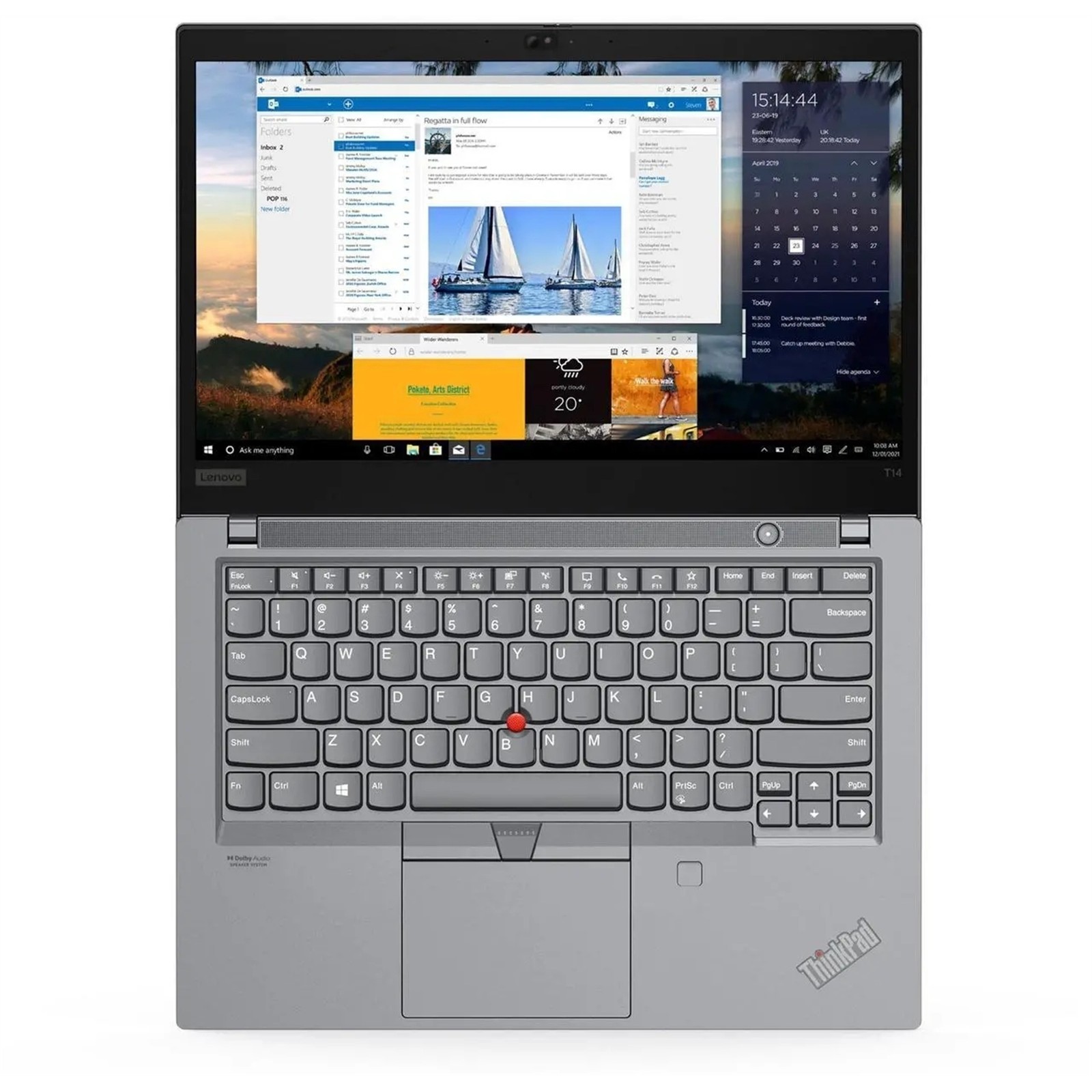 Lenovo Thinkpad T14 Gen 2 14″ 16GB 512GB, Storm Gray