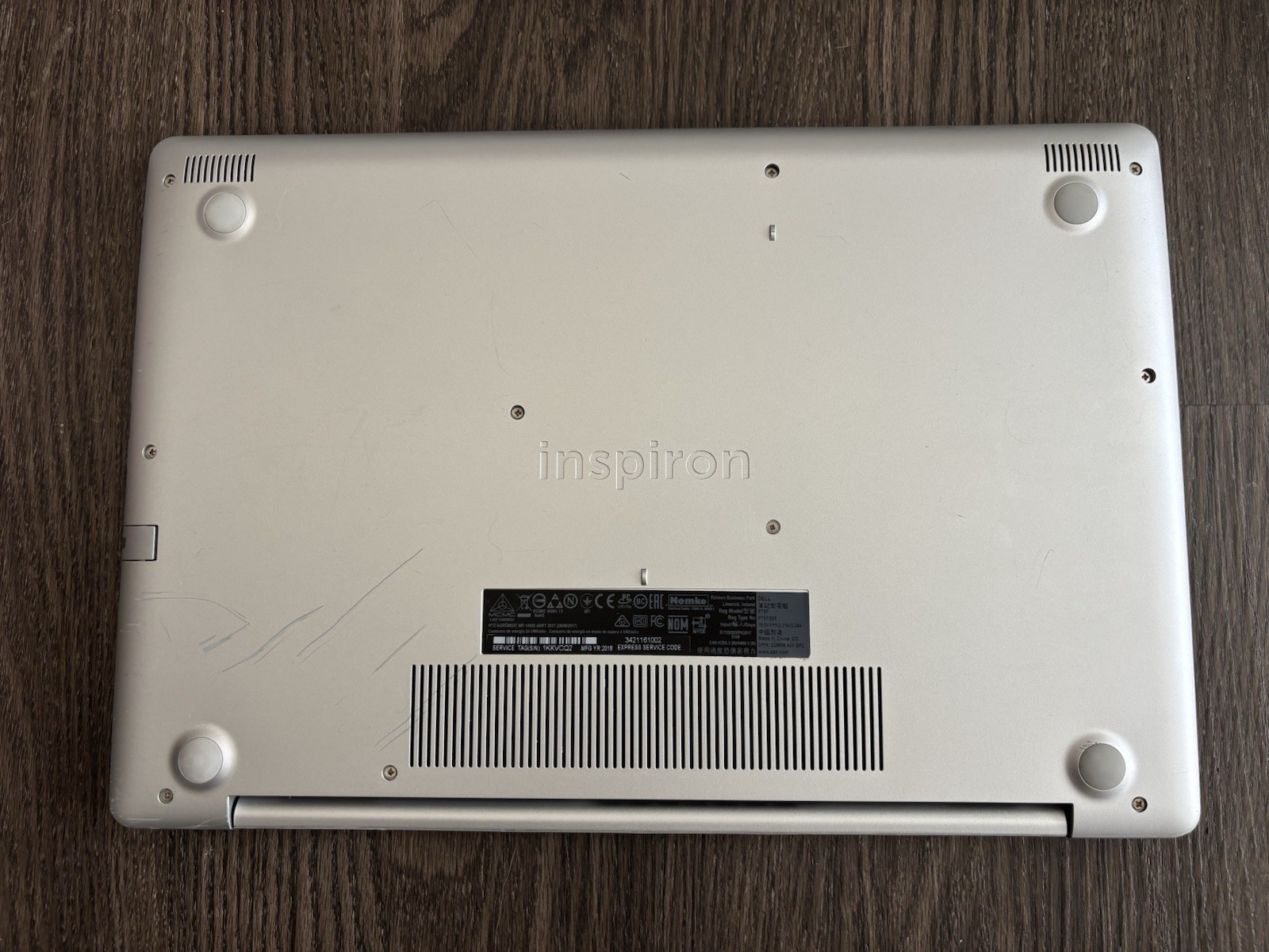 Dell Inspiron 5570 Core i3-8130U, 4GB RAM, 15.6″ Laptop for Parts/Repair