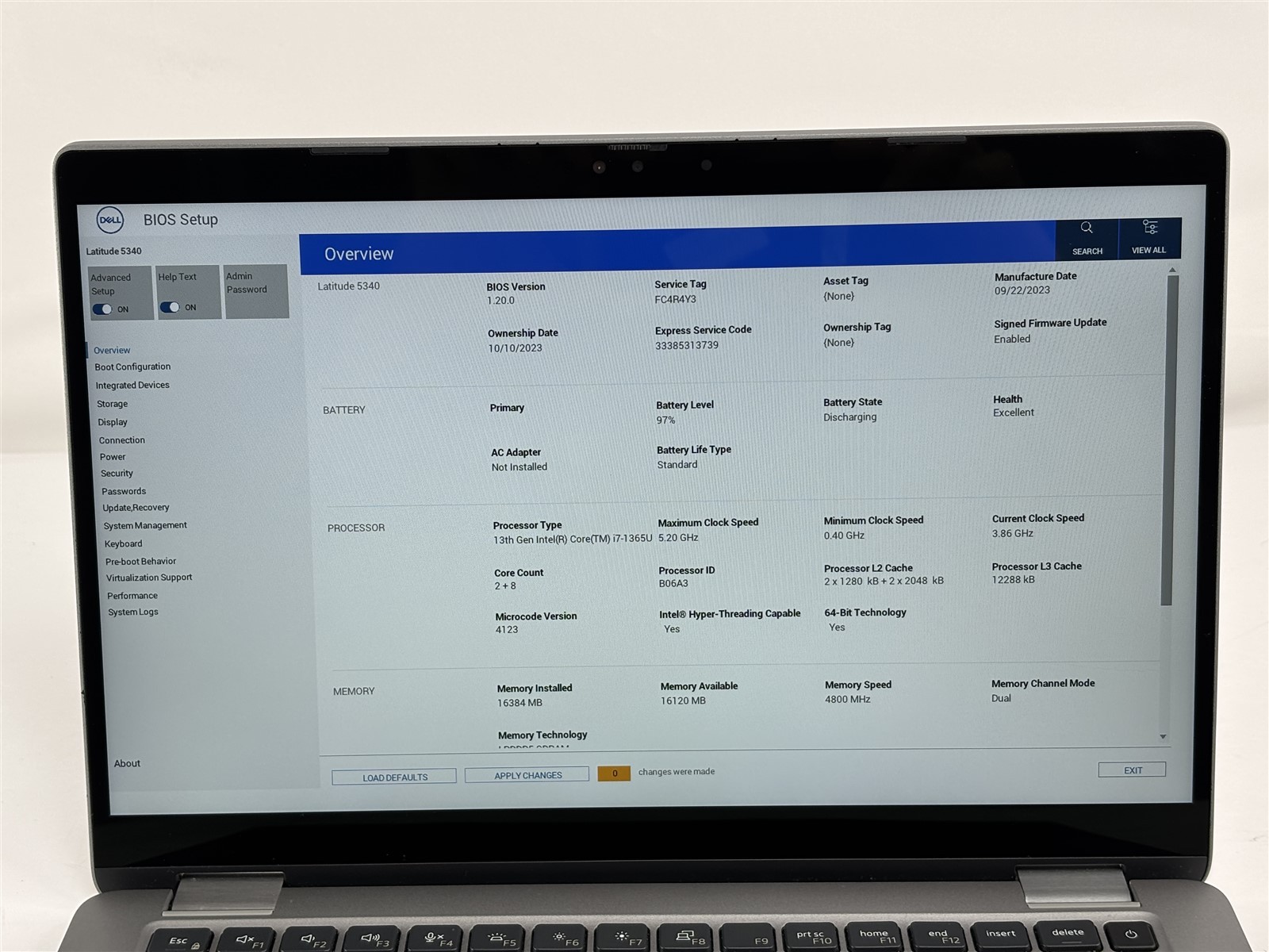 Dell Latitude 5340 13.3″ 16GB 512GB SSD Intel Core i7-1365U Touchscreen