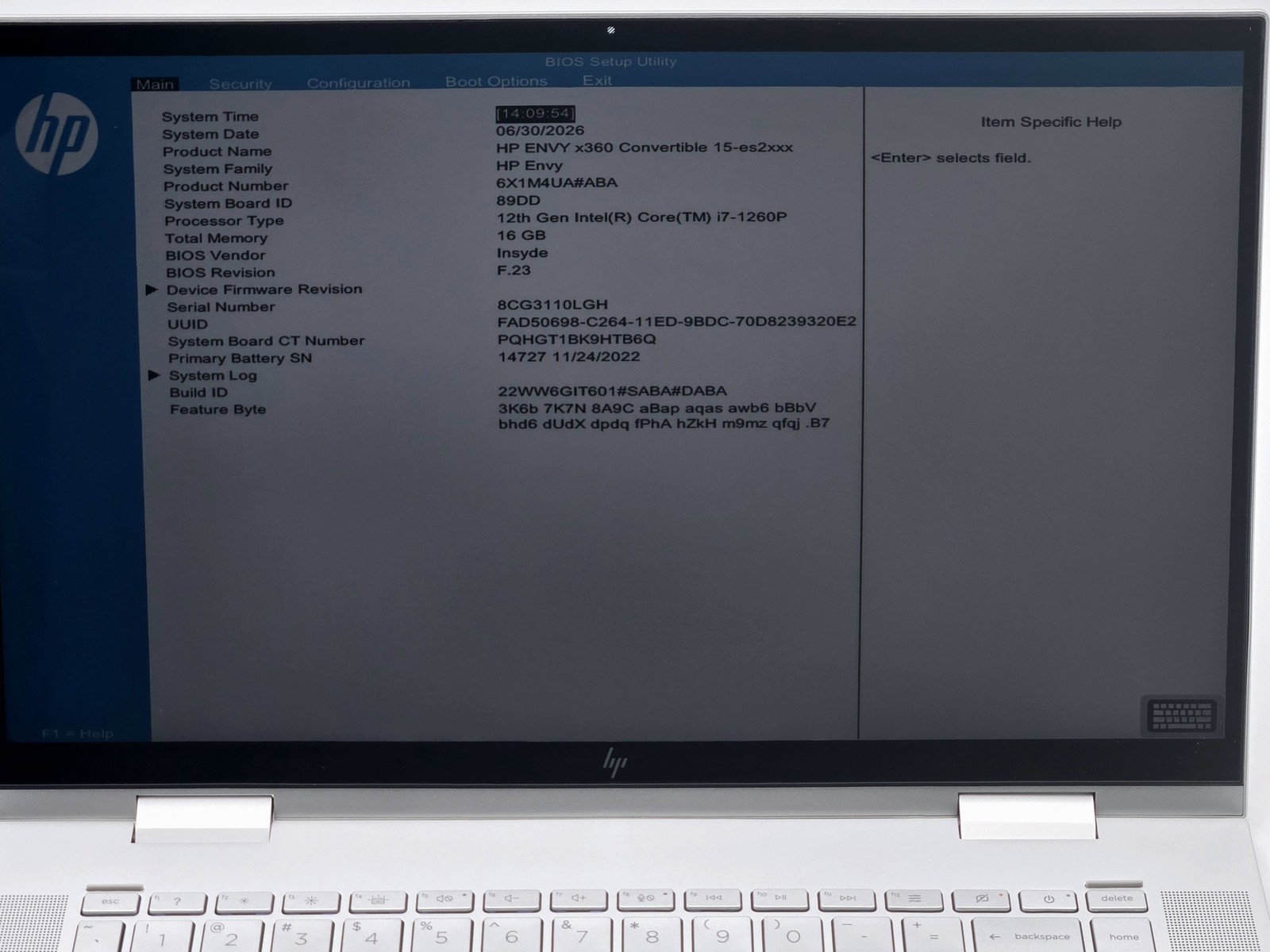 HP Envy x360 15-es2083cl 2-in-1 15″ FHD Touch I7-1260P 1TB 16GB W11 Backlit 75Hz