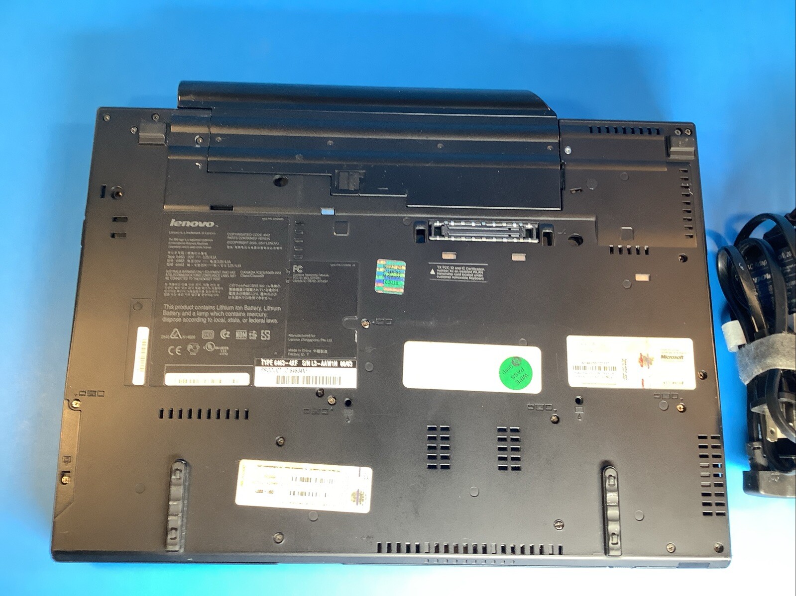 Lenovo ThinkPad T61 – 2.4GHz T7700 128GB SSD 3GB RAM Activated Windows 10 Home