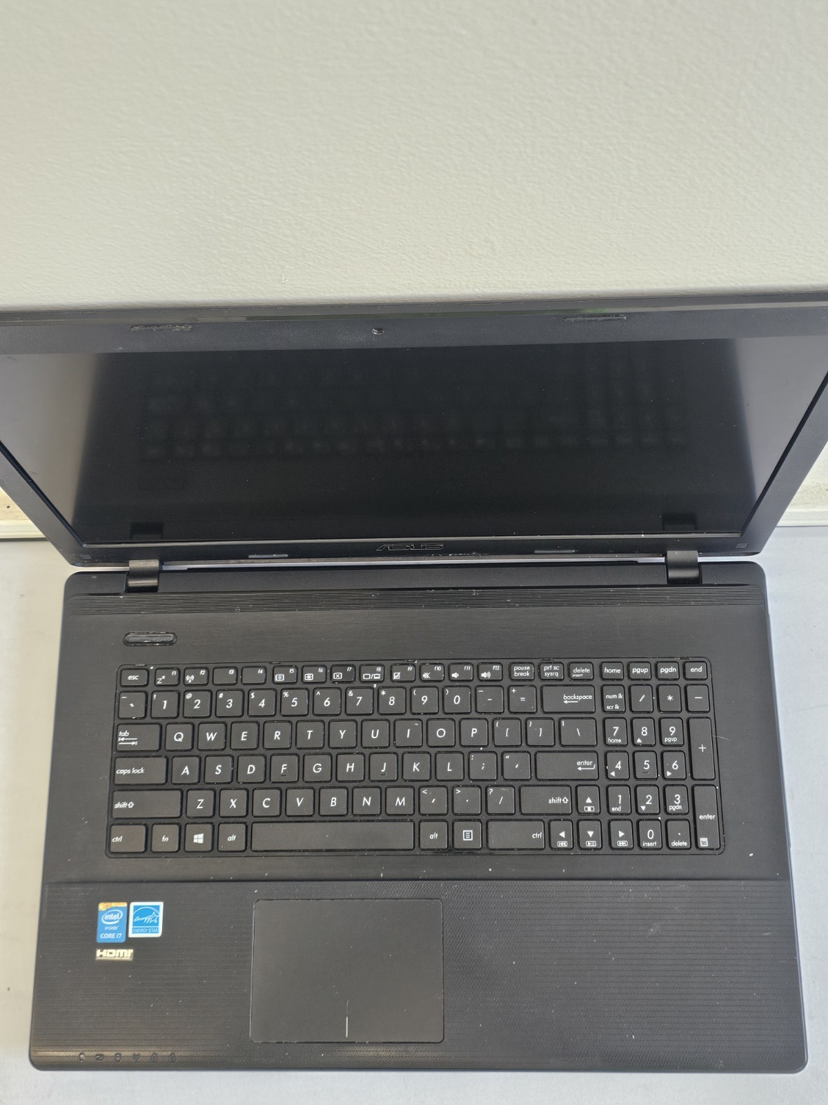 ASUS X755J Laptop – Intel i7 – 8GB RAM – 250GB HDD – BAD BATT – Windows 10
