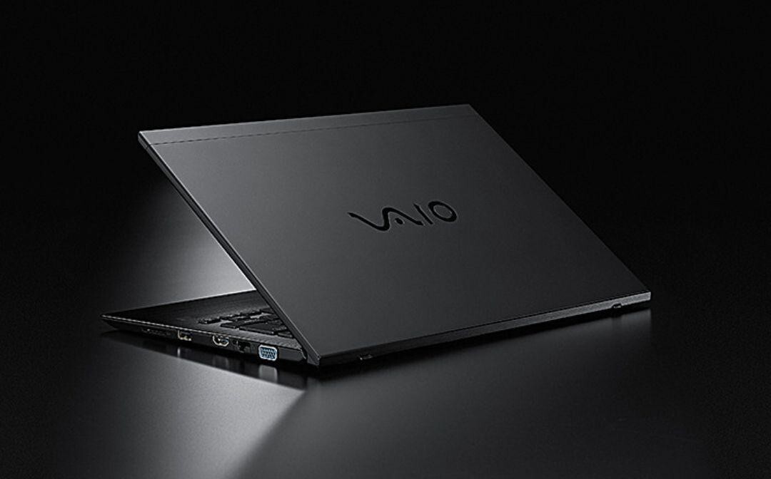 VAIO SX14 ALL BLACK EDITION laptop genuine leather case Windows 11 Core i7