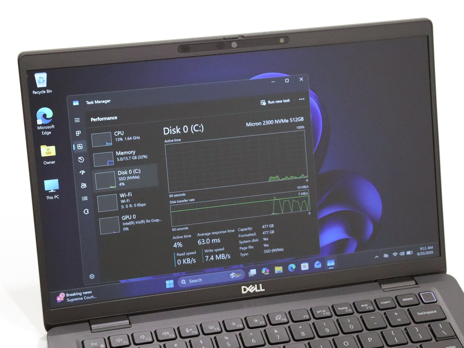 Dell Latitude 7420 14.0″ FHD Intel i7-1185G7 16GB RAM 512GB NVMe W11P