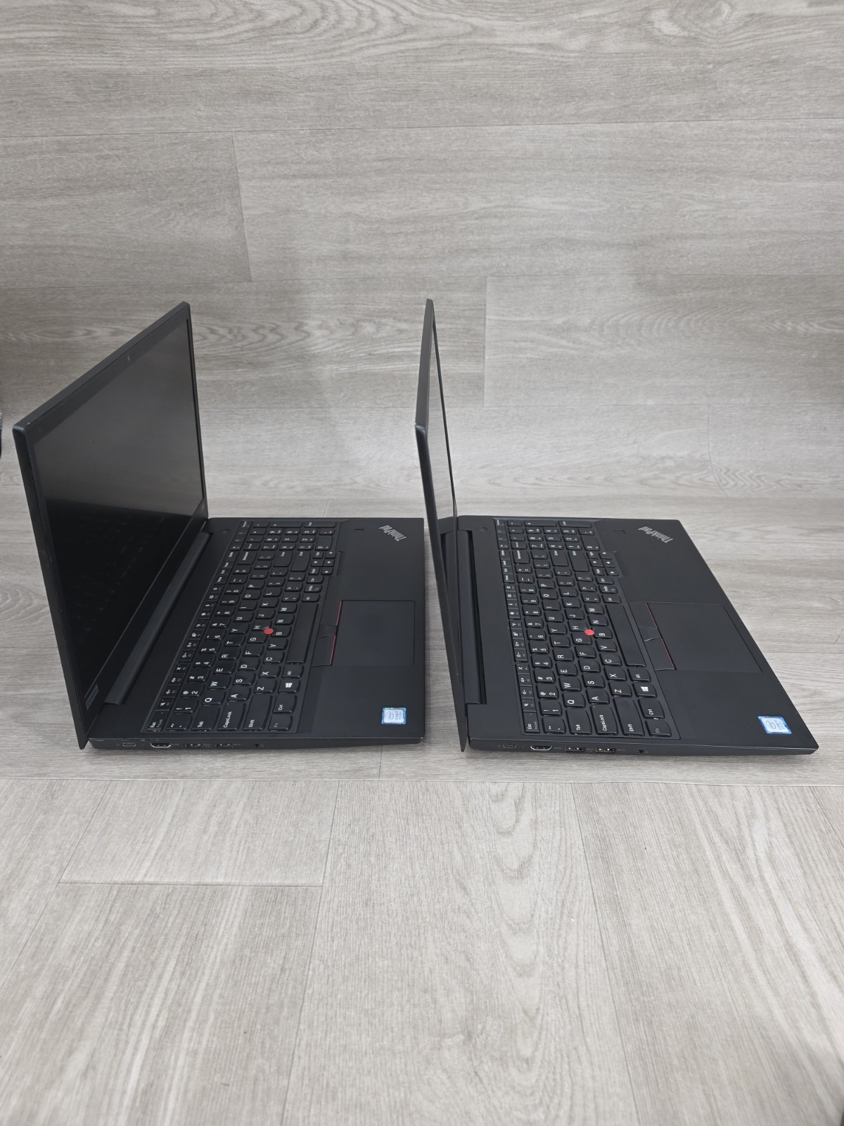 Lot of 2 Lenovo ThinkPad E590 i5 Laptops No Display Powers On No Charger AS-IS