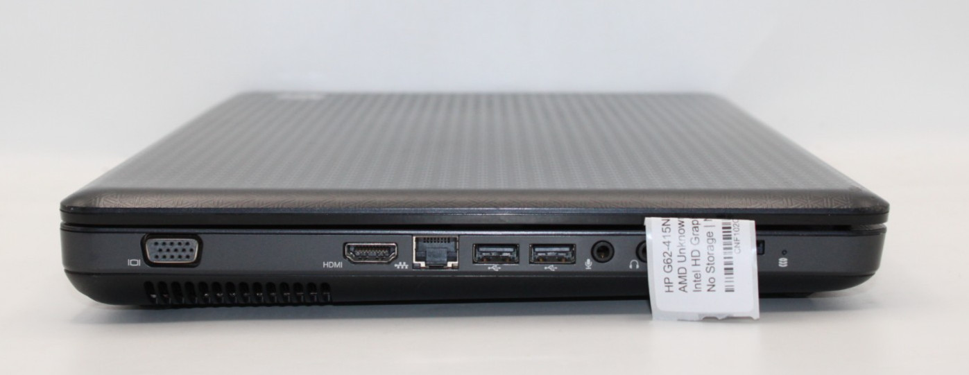HP G62-415NR AMD-P650@2.60GHz 4GB DDR3 NO STORAGE OR OS *USED/TESTED*