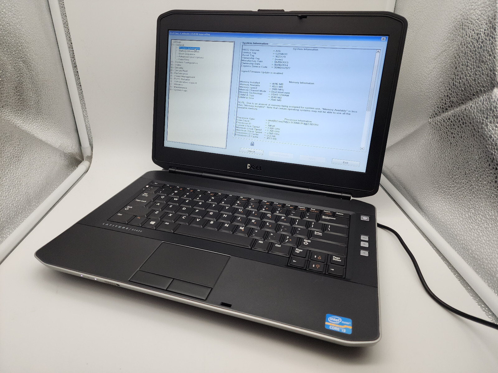 Dell Latitude E5430 Intel i3-3120M 2.5GHz 4GB RAM 320GB HDD Win10Pro