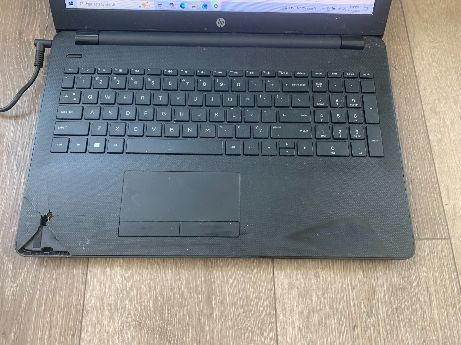 HP 15-bs212wm 15.6″ Intel Celeron N4000 1.10GHz 4GB RAM 500GB HDD Win 10 Home