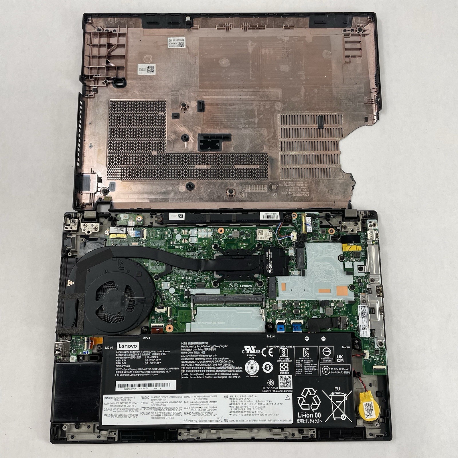 Lenovo ThinkPad T14 Gen2i 14″ i5-1145G7 2.60GHz 16GB RAM No SSD/OS/AC-Bad Bottom