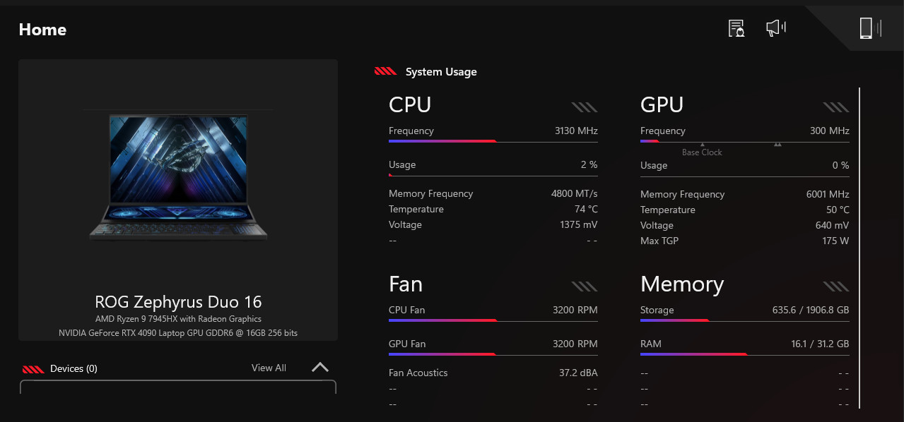 ROG Zephyrus Duo 16 GX650PY-XS97 2025 model