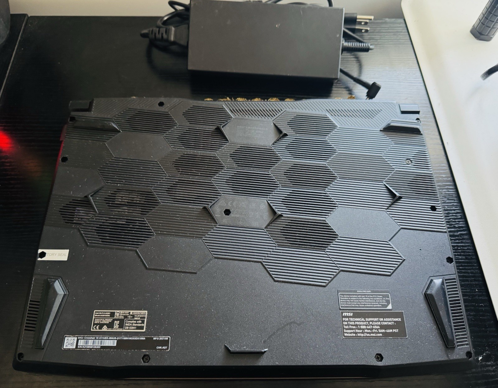 MSI CROSSHAIR 8-CORE RX3060 GAMING LAPTOP i7 11TH GEN.16GB RAM/1TB SSD.NICE👍