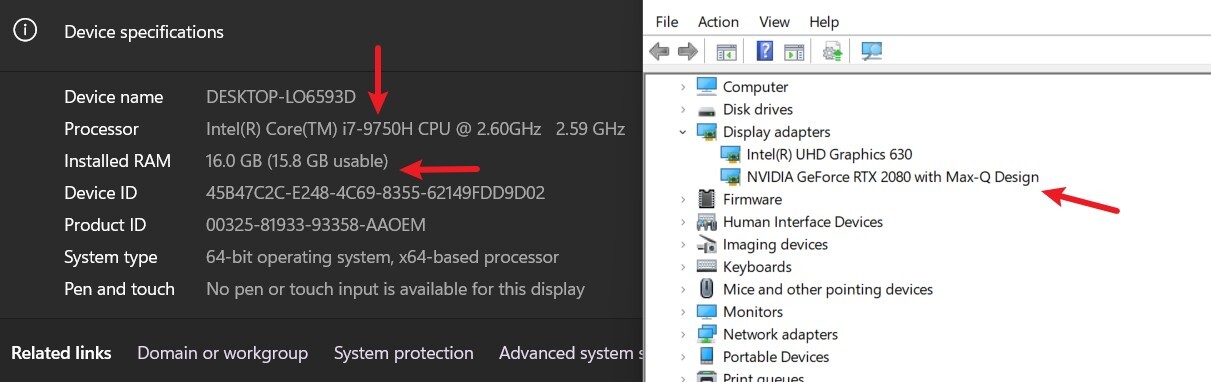 15.6″ Alienware Laptop M15 R2 RTX2080