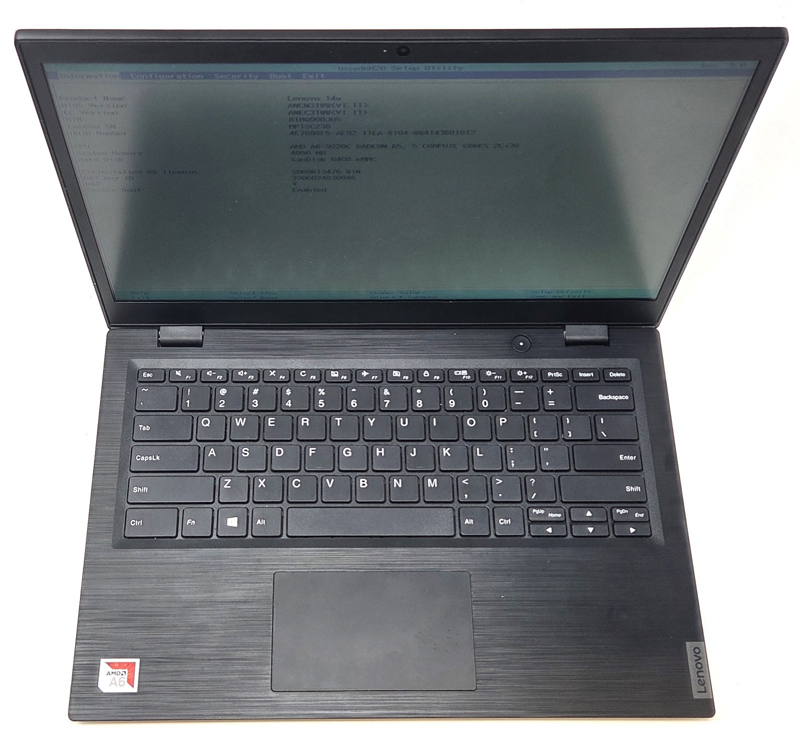 LENOVO 14W AMD A6-9220C RADEON R5 4 RAM 64GB EMMC | NO OS